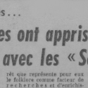 ''Des jeunes ont appris le folklore à l'école avec Les Sortilèges'' 