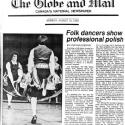 ''Folk dancers show professional polish'' 