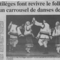 ''Les Sortilèges font revivre le folklore à travers un carrousel de danses de 12 pays'' 